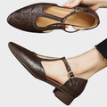 Evelyn | Classic T-Strap Flats