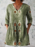 Maeve | Long V-Neck Blouse