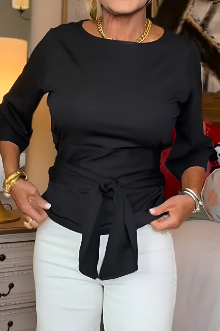 Daria™ | Stylish Bow Waist Top