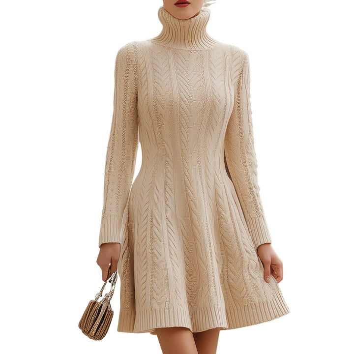 ELLA | CABLE KNIT SWEATER DRESS