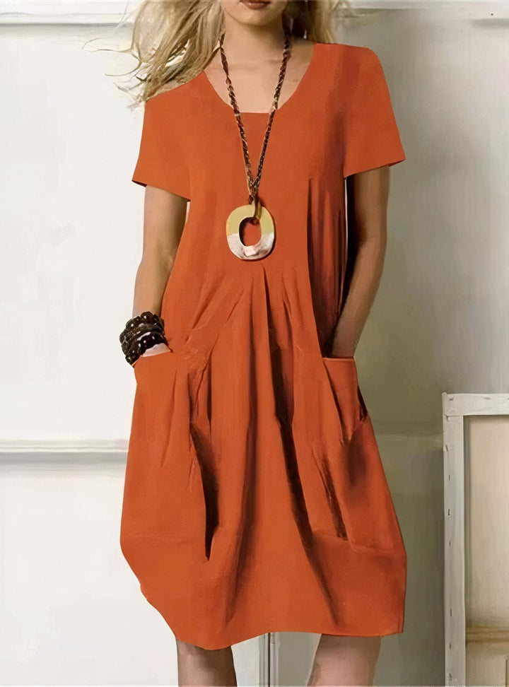 KWANI | 100% COTTON A-LINE DRESS