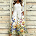 Iris | Casual Dress with Floral Pattern