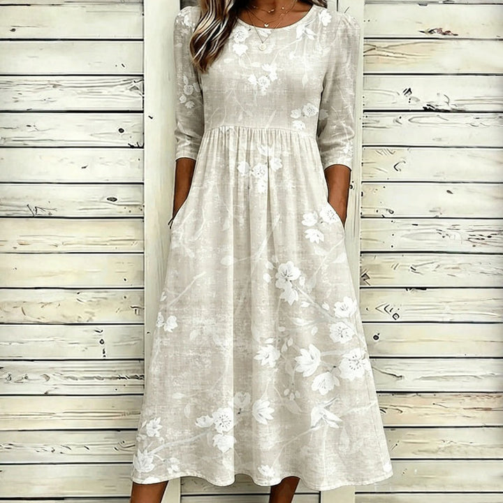 Hazel | Vintage Floral Print Dress