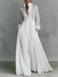 Elisa | High-Collar Maxi Dress