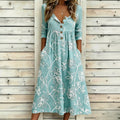 Ruby | Vintage Dress with Floral Pattern