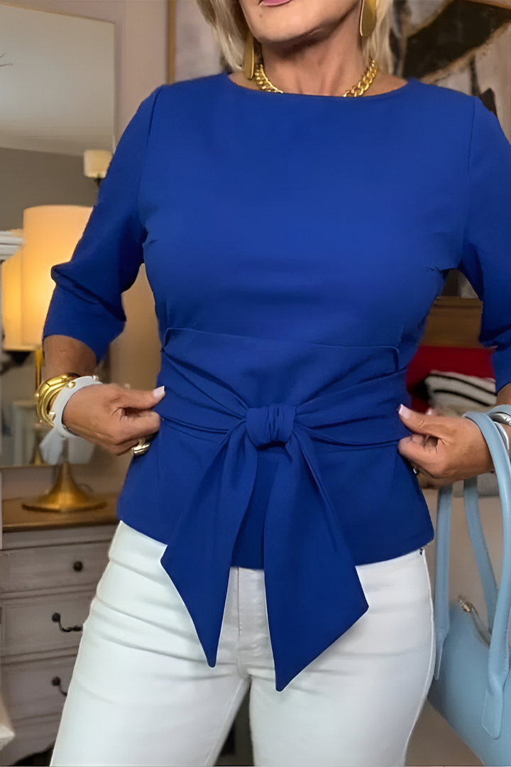 Daria™ | Stylish Bow Waist Top