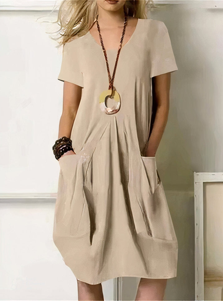 KWANI | 100% COTTON A-LINE DRESS