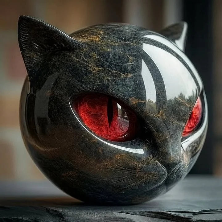 Eleanor | Mystical Cat Head Sculpture