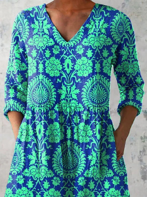 Beatrix | Long V-Neck Blouse