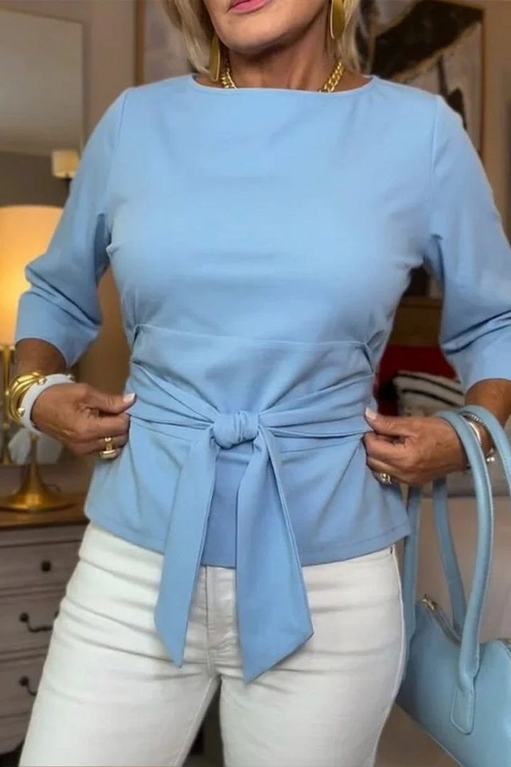 Daria™ | Stylish Bow Waist Top