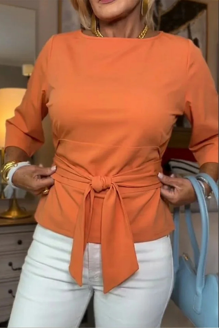 Daria™ | Stylish Bow Waist Top