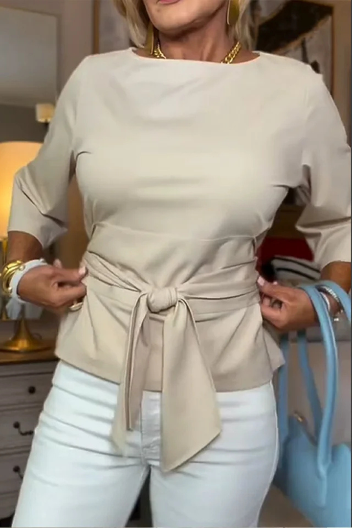 Daria™ | Stylish Bow Waist Top