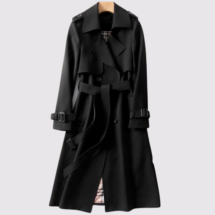 Marena | Elegant Trench Coat Timeless Style with Belt