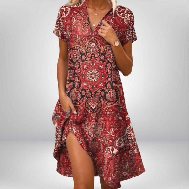 MOIRA | LIGHTWEIGHT COMFORT MIDI DRESS