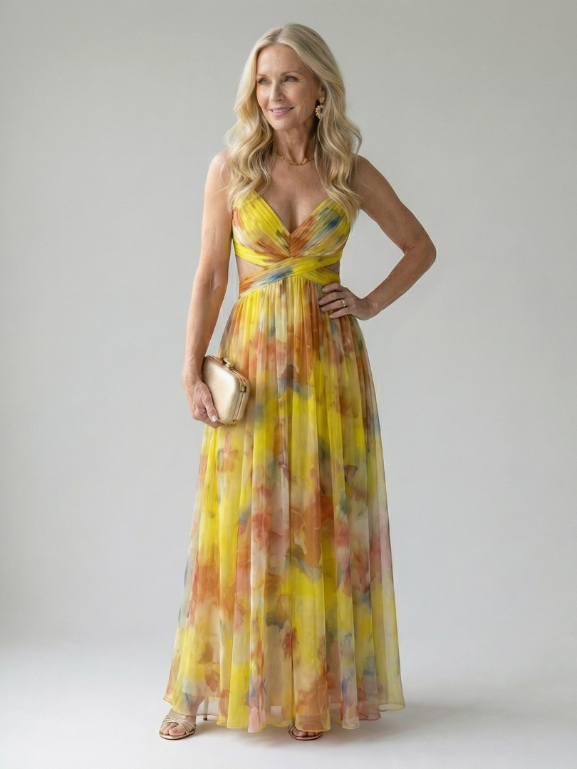Isel™ Soft Wrap Maxi Dress