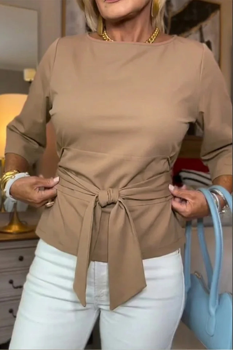 Daria™ | Stylish Bow Waist Top