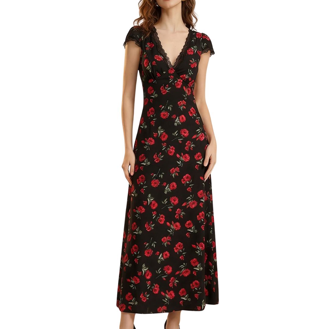 GRACE | FLORAL ELEGANCE DRESS