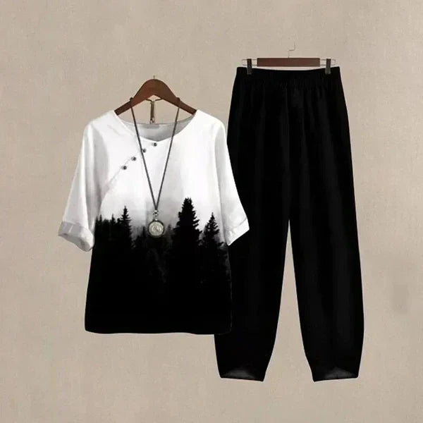 BRENDA | COMFORTABLE CHIC SHIRT & TROUSER SET