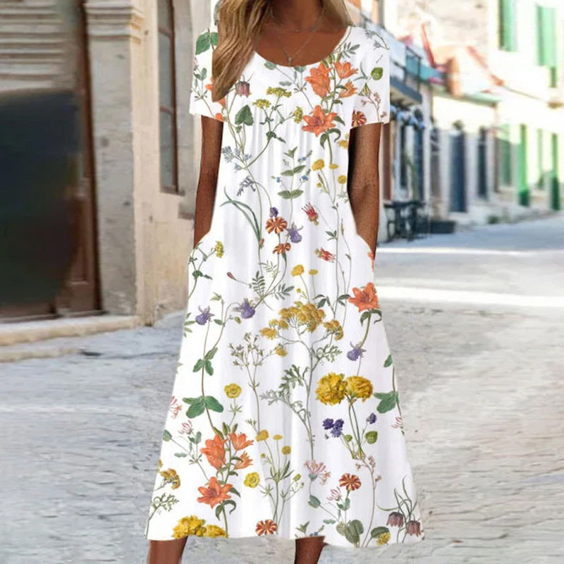 ISAURA |  BOHO FLORAL DRESS