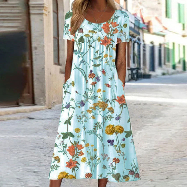ISAURA |  BOHO FLORAL DRESS