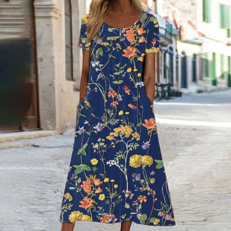ISAURA |  BOHO FLORAL DRESS