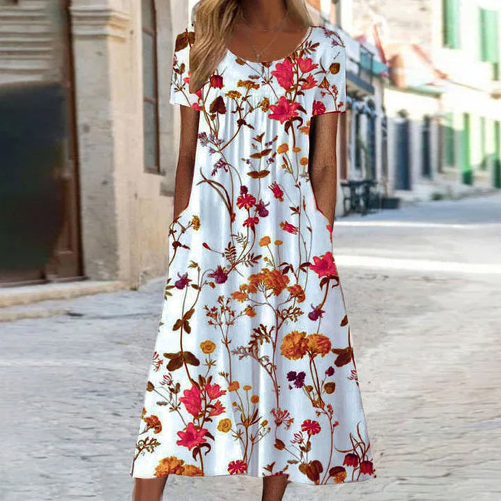 ISAURA |  BOHO FLORAL DRESS