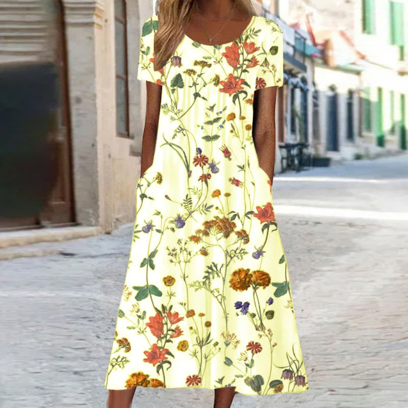 ISAURA |  BOHO FLORAL DRESS