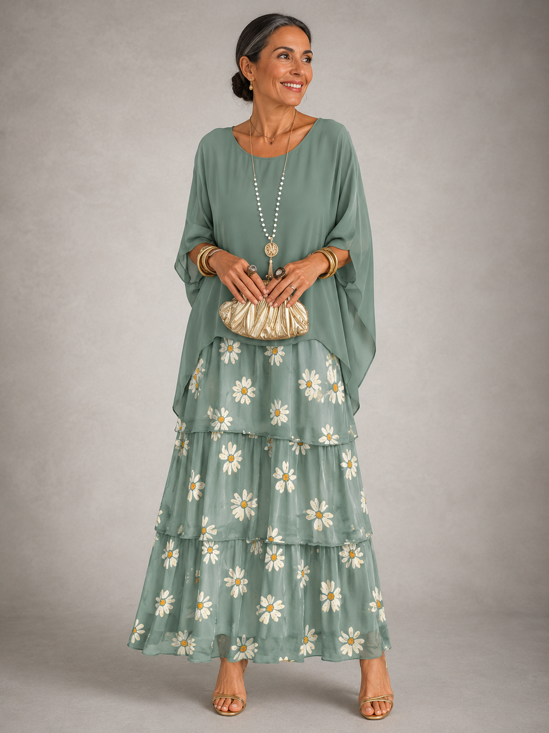LARA | ELEGANT FLOWING MAXI DRESS