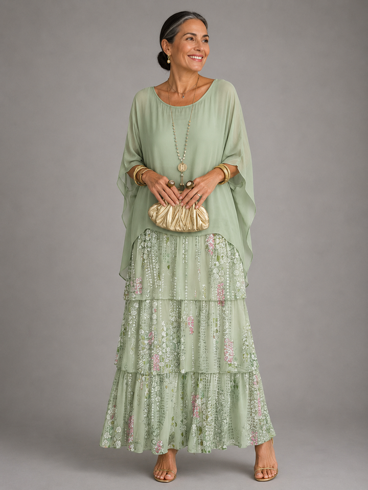 LARA | ELEGANT FLOWING MAXI DRESS