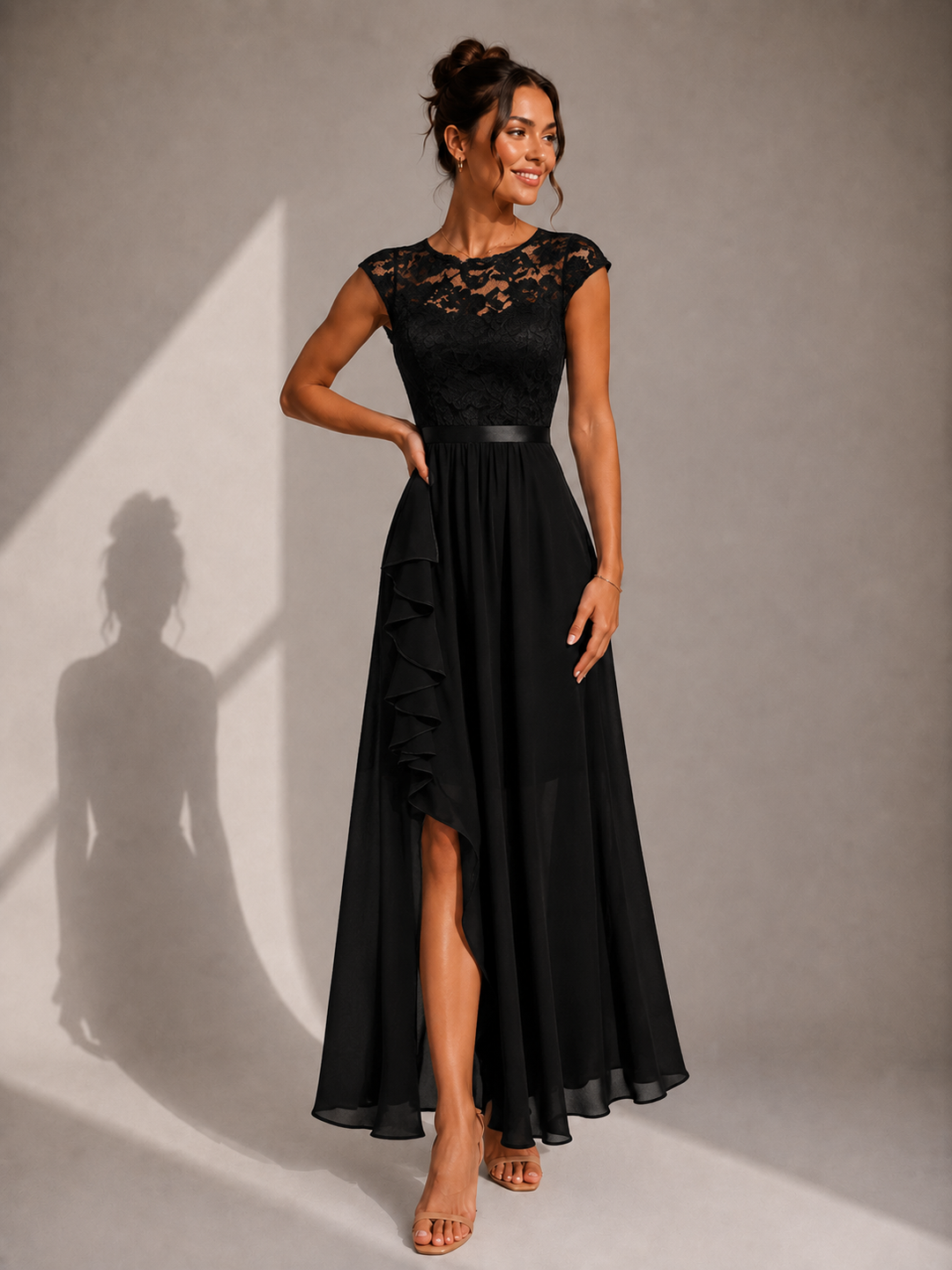 Rosalind | Lace Full-Length Dress