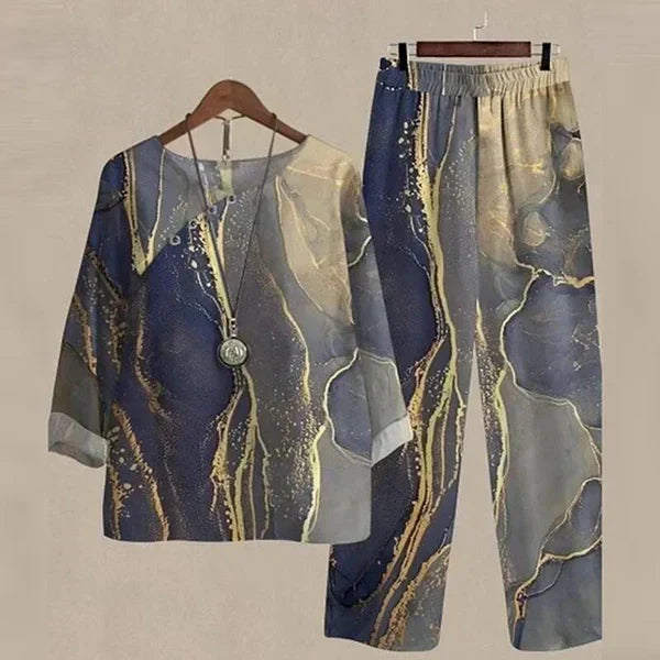 BRENDA | COMFORTABLE CHIC SHIRT & TROUSER SET