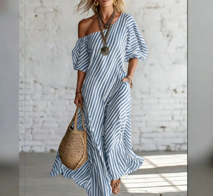 Alexia | Striped Maxi Dress for Women