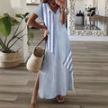 BRIALA | STRIPED MAXI DRESS