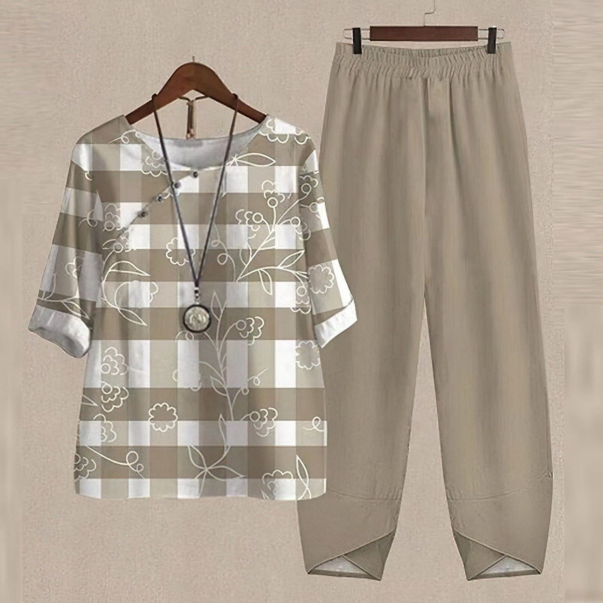 BRENDA | COMFORTABLE CHIC SHIRT & TROUSER SET