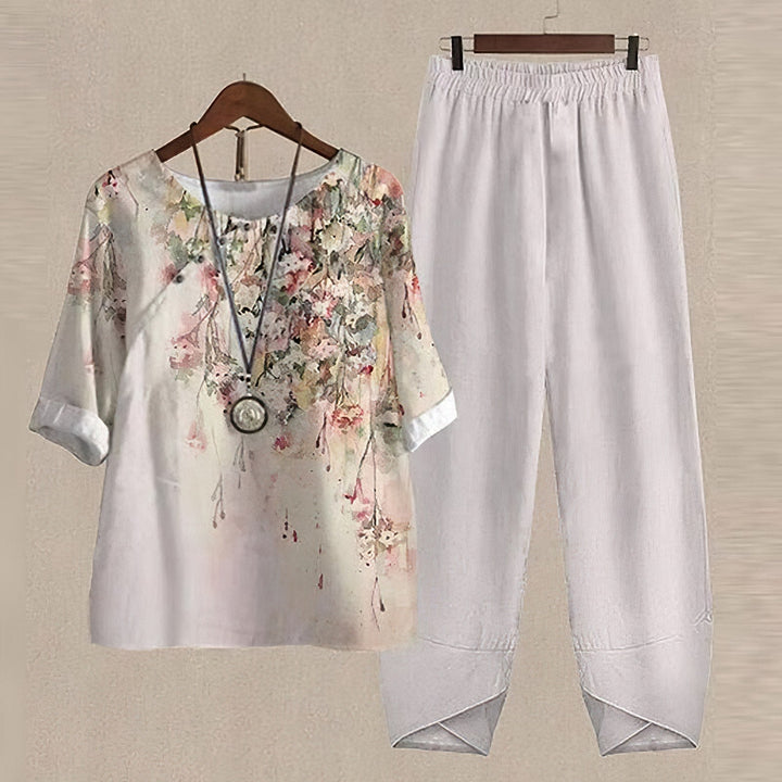BRENDA | COMFORTABLE CHIC SHIRT & TROUSER SET