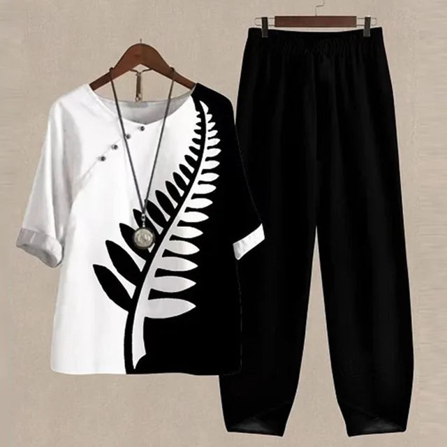 BRENDA | COMFORTABLE CHIC SHIRT & TROUSER SET