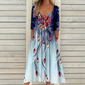Bella | Vintage Dress with Floral Print