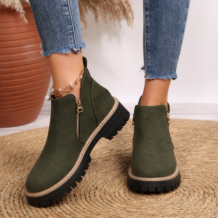 Harriet | Comfort Zip Ankle Boots