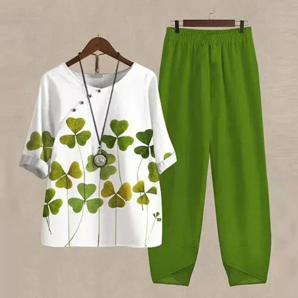 BRENDA | COMFORTABLE CHIC SHIRT & TROUSER SET