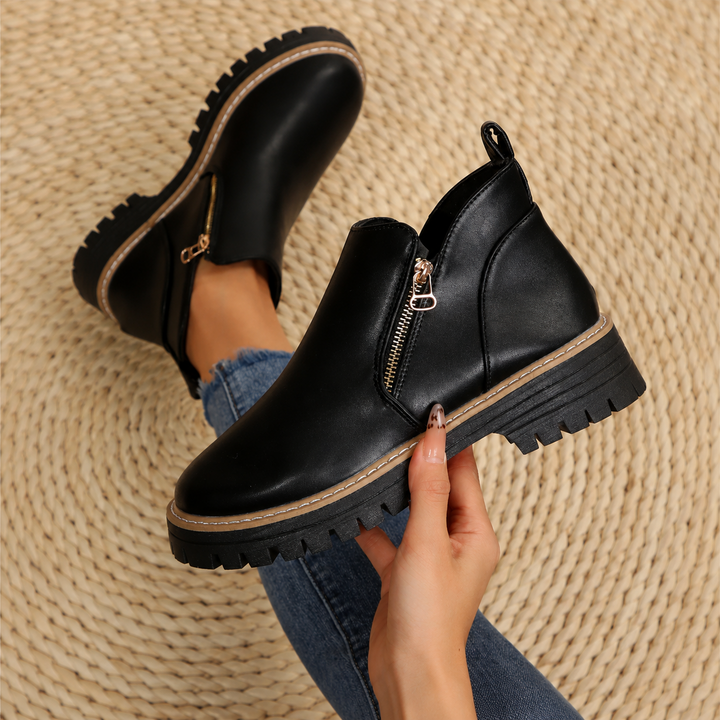 Harriet | Comfort Zip Ankle Boots