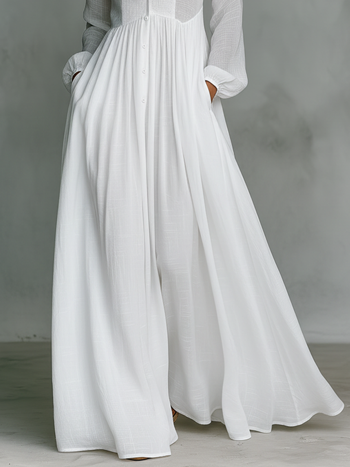 Elisa | High-Collar Maxi Dress