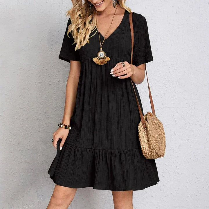 DIANE | ELEGANT DRESS WITH BELLY COVERAGE
