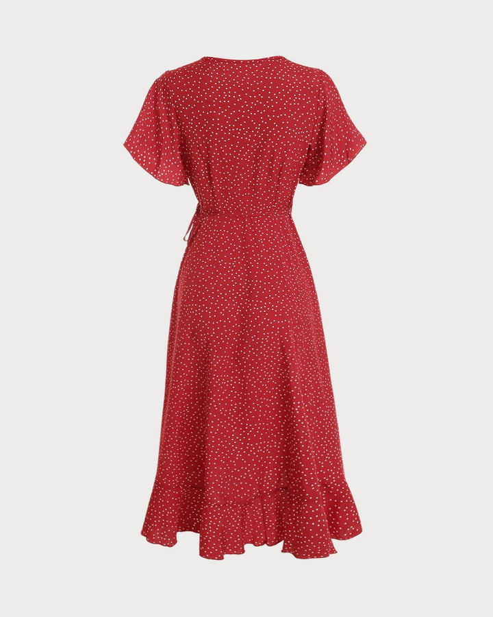 LUCIA |  POLKA DOT WRAP DRESS